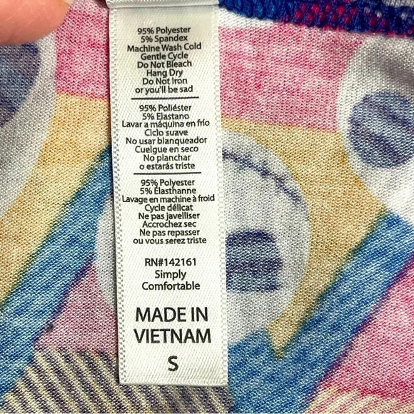 LuLaRoe Disney Nightmare Before Christmas Jack Skellington Shirt- Size S - Picture 4 of 4